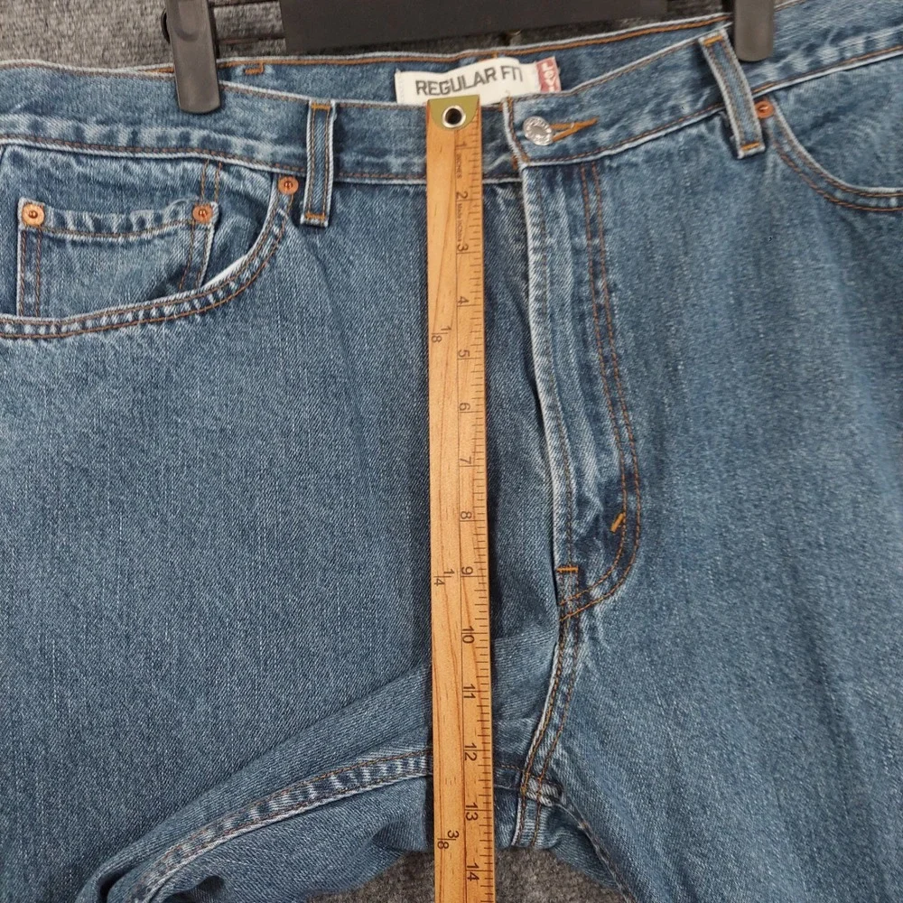 Vintage Levi's 505 Regular Fit Jeans Men 40x30 Blue Straight Leg Denim Pants Y2K
